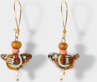 Simons Womens Artistic bird earrings