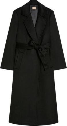 Pennyblack Dames, Mantels, Zwart, Maat: XS Wol