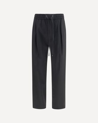 Dolce & Gabbana Wool gabardine jogger Pants Male 50