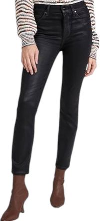 Paige Cindy Luxe Coating Jeans In Black
