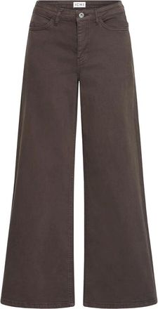Ichi Ichi, Jeans, Dames, Bruin, W27, Wide Jeans
