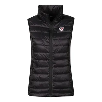 Rossignol Vests, female, Black, Size: XS Padded Gilet