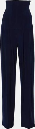 Norma Kamali High-rise wide-leg pants