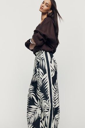 Hutch Palm Print Pants