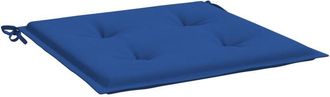 vidaXL Cojines De Silla De Jard&iacute;n 6 Uds Tela Oxford Azul 50x50x3 Cm Vidaxl