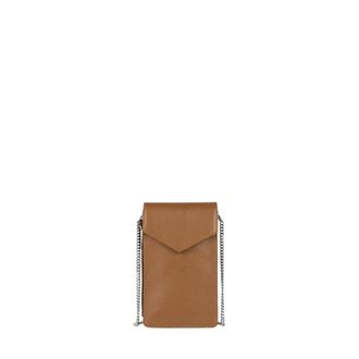 Lancaster Foulonne Pm Smartphone-hoesje - Dames - Accessoires - Bruin - Maat: ONE Size Leer