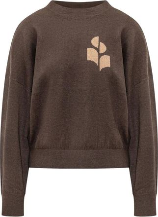 Isabel Marant Truien & Vesten, Dames, Bruin, XS, Katoen, Marisans Pullover