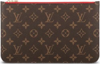 Louis Vuitton Pouch con monogramma e zip anni 2000 - Marrone