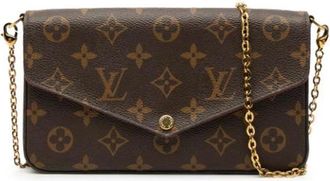 Louis Vuitton Pre-owned Cross Body Bags, female, Brown, Size: ONE SIZE Pre-owned Fabric Crossbody Bag