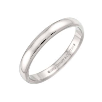 Tiffany & Co. Platinum Platinum 950 Band Ring (Pre-Owned)