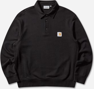 Carhartt Work in Progress Men s Polo Sweatshirt Black