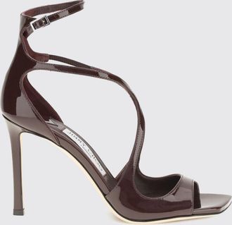 Jimmy Choo London Sandali Azia in pelle verniciata con tacco a stiletto