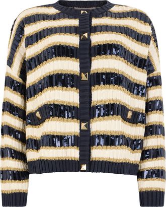 Valentino Garavani Striped Cardigan