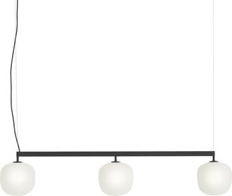 MUUTO Rime Rail Pendelleuchte, &Oslash; 18 cm, schwarz