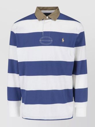 Polo Ralph Lauren striped long sleeve polo collar shirt