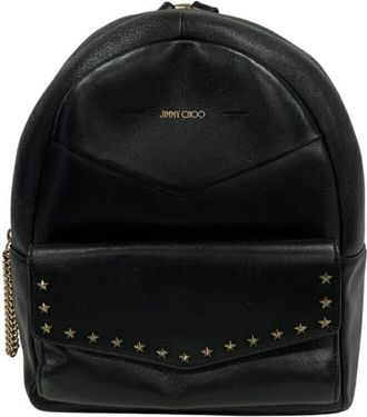 Jimmy Choo London Leather Backpack (Pre-Owned)