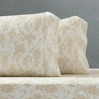 Frontgate Clara Sateen Pillowcases - Juniper, Standard - Frontgate