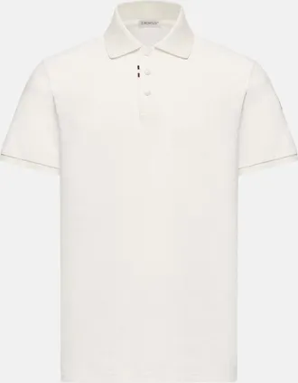 Moncler COTTON POLO SHIRT Size: XL, colour: WHITE