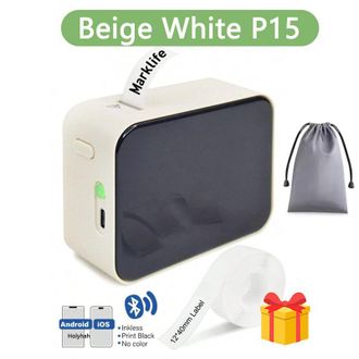 OEM Impresora De Etiquetas Bluetooth P15 Mini, Autoadhesiva, Con Conexi&oacute;n Mediante Aplicaci&oacute;n, Compatible Con Ios Y Android Para El Hogar, La Oficina Y La