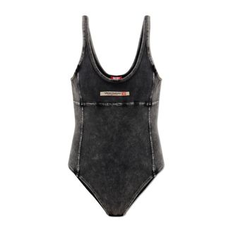 Diesel Full-Body, female, Gray, M, Phoebe-Dnm Bodysuit
