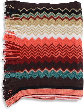 Missoni Multicolor Wool Blend Poncho