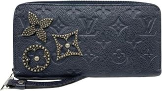 Louis Vuitton Pre-owned Wallets, female, Black, Size: ONE SIZE Pre-owned Monogram Empreinte Long Wallet