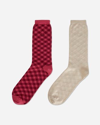 adidas Wales Bonner Check Socks Craft Pink / Bliss