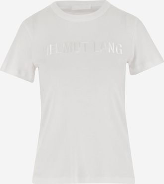 Helmut Lang White Logo T-shirt