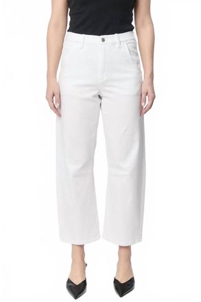 Dear John Denim Lasso High Rise Cropped Pants In White