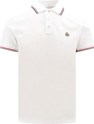 Moncler Heren, Tops, Wit, Maat: L Katoen