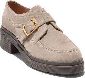 Cole Haan Carlitta Monk Strap Loafer in Irish Coffee Suede at Nordstrom Rack, Size 6.5