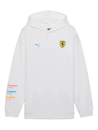 Puma x Scuderia Ferrari special edition graphic hoodie - Bianco