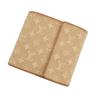 Louis Vuitton Beige Monogram Monogram Mini Wallet (Tri-Fold) (Pre-Owned)