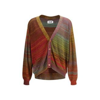 Magliano Multicolor Cotton Mens Cardigan