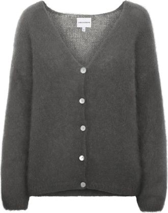 Americandreams Cornelia LS Cardigan - Dames - Vesten - Grijs - XL - Wol - Truien & Vesten