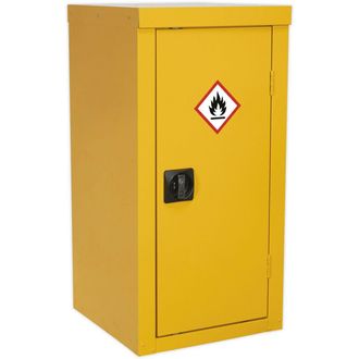 Loops Hazardous Substance Cabinet - 460 x 460 x 900mm - Single Door - 2-Point Key Lock
