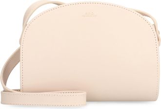 A.P.C. A. P.C. Demi-lune Mini Leather Crossbody Bag
