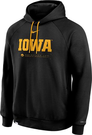 Nike Iowa Courtside Basketball Practice Nike Mens Dri-FIT Pullover Hoodie in Black | 04EJ057YIA-REJ