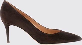 Gianvito Rossi D&eacute;collet&eacute; Gianvito in pelle scamosciata con tacco a spillo