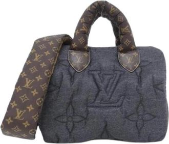 Louis Vuitton Pre-owned Boston tas - Dames - Vintage Handtas - Zwart - ONE Size - Nylon - Vintage