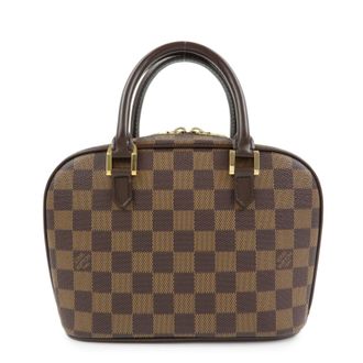 Louis Vuitton Sarria Damier Brown Canvas Handbag (Pre-Owned)
