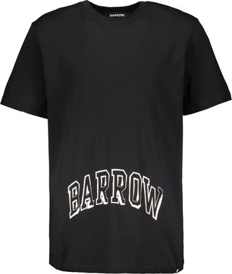 Barrow Jersey T-Shirt - Heren - T-shirts - Zwart - L - Katoen - Tops