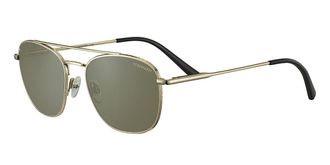 Serengeti Eyewear Carroll Polarized SS542001 Mens Sunglasses Gold Size 53