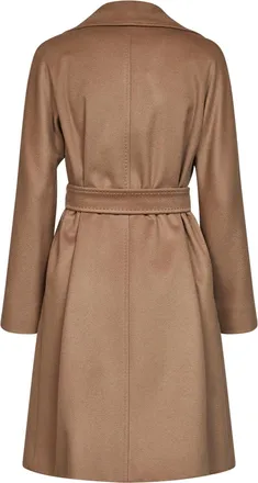 Max Mara Womens Coat Mstdravenna Camel Virgin Wool