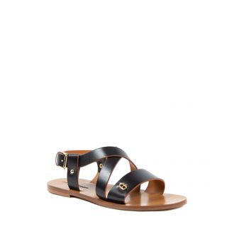 Dee Ocleppo Womens Do Anything Sandal - Black Leather - Size UK 6.5