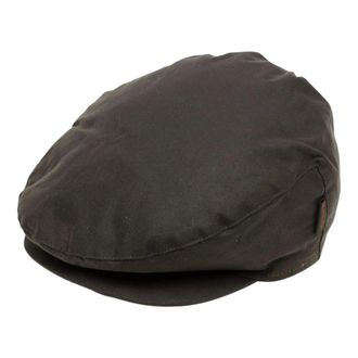 Barbour Accessoires, Heren, Groen, M, Katoen, Cheviot Waxed Flat Cap