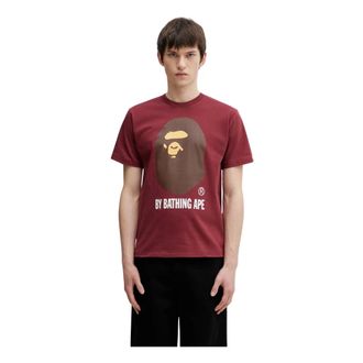 A Bathing Ape A Bathing Ape, Hombre, Camisetas, Rojo, Talla: XL