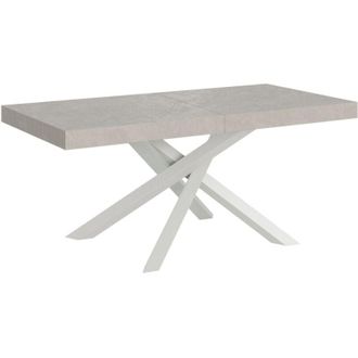Itamoby Itamoby - Tavolo allungabile 180/284x90 cm Volantis cashmere gambe bianche