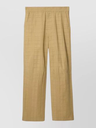 Burberry mens trousers textured fabric side and back pockets