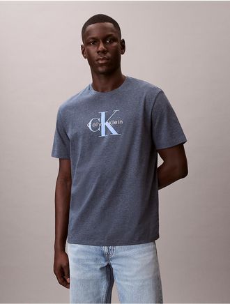 Calvin Klein Jeans Calvin Klein Mens Monologo Tee - Navy - 2XL